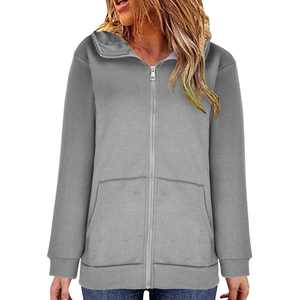 เสื้อมีฮู้ดผ้าฟลีซปักลายสำหรับทั้งชายและหญิงผ้ากันลมเป็นมิตรกับสิ่งแวดล้อมผ้าซิปมีฮู้ดสไตล์ฮิปฮอปสำหรับฤดูหนาวขายส่ง - Product Image 1