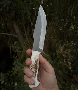 Couteau à lame fixe de haute qualité, acier à haute teneur en carbone, couteau de chasse, couteau de poche d'extérieur, étui, facile à tenir, ensemble de couteaux Damas, OEM - Product Image 2