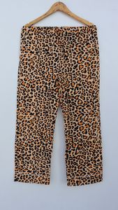 Conjunto romántico de pijama de algodón puro con estampado de Tigre, tela tejida India suave, estilo informal, ropa de noche, regalo para ella - Product Image 4