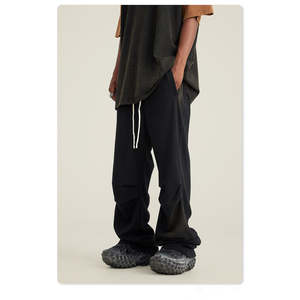 Breathable Drawstring Anti-wrinkle Man Acid Wash <b>Trouser</b> Plain Dyed New Design Men's <b>Pants</b> & <b>Trousers</b> For Adult - Product Image 4