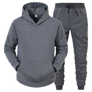Pull-over en coton et polyester de haute qualité avec logo personnalisé pour hommes, survêtement à capuche, pantalon de jogging, nouveau style imprimé pour les saisons d'hiver - Product Image 6