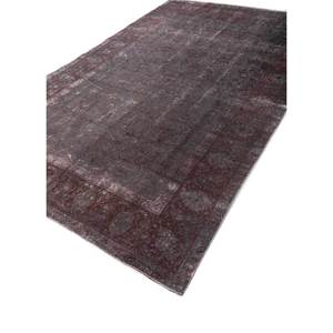 Aurora <b>Red</b> Orange Hand Knotted Wool <b>Silk</b> Rugs Floral Pae-6122 for Home Living Room Hallway Rectangle Puzzle Design Room Rug - Product Image 2