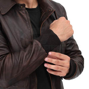 Chaqueta de Cuero del Mejor Material, Nueva Llegada, Último Diseño, Chaqueta de Cuero para Hombre - Product Image 4