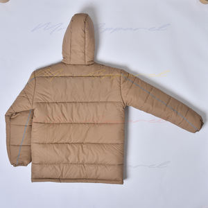 Chaqueta acolchada ligera unisex con capucha y cremallera, chaqueta acolchada de alta calidad, de mezclilla, transpirable, cómoda, de punto, de talla grande - Product Image 1
