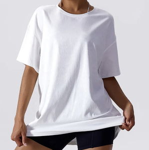 T-shirt en coton tricoté respirant pour homme, coupe ample et décontractée, idéal pour l'été et le sport, vêtement d'extérieur à coupe régulière - Product Image 4