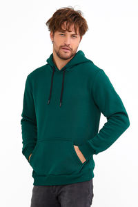 Sweat à capuche d'hiver en molleton gaufré avec logo personnalisé pour hommes 100% coton/polyester lourd ODM/OEM Service Designer Sweats à capuche - Product Image 3