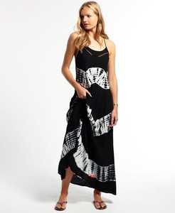 Sin mangas Tie Dye verano Maxi bohemio vestidos Boho Casual de las mujeres Maxi vestido - Product Image 4