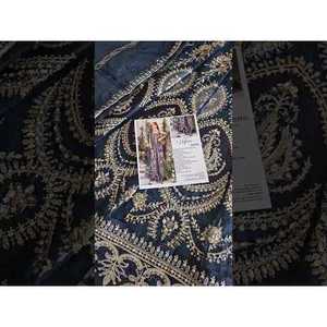 Maria.B. MBroidered <b>Wedding</b> Edition 25 <b>Top</b> BD-2901 Chiffon Fabric TC-1420 - Product Image 2