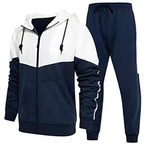 Survêtements pour hommes fabriqués en usine, sur mesure, en gros, en polyester/coton, avec bande latérale, respirants, à séchage rapide, pour l'été - Product Image 4