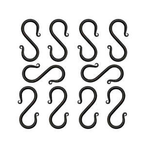 Hand Forged Twisted <b>S</b> <b>Hook</b>, Wrought Iron Handmade heavy Duty <b>S</b> <b>Hook</b> for Hanging Plants, Pots, Kitchen Utensil Hanging <b>Hooks</b> - Product Image 2