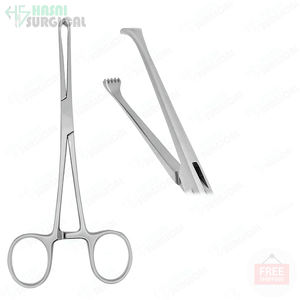 Fórceps de tejido Allis de alta calidad logotipo personalizado instrumentos médicos fórceps quirúrgicos de potencia Manual en plástico Metal acero - Product Image 5