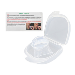 Dispositif anti-ronflement pour la langue |   Stabilisateur de langue en silicone pour l'<span class=keywords><strong>apnée</strong></span> du sommeil et le soulagement du ronflement |   Aide au sommeil réutilisable pour la nuit - Product Image 3