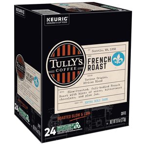 Café Tully's French Roast, Cápsulas K-Cup Individuales Keurig, Tueste Oscuro, 96 Unidades - Product Image 5