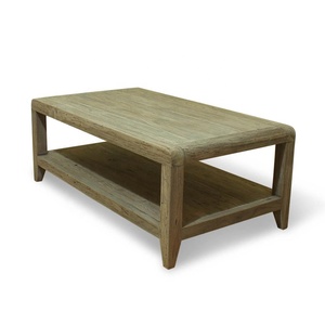 Simple QUALITEAK RT-09 Handmade Eco-Friendly Durable <b>Coffee</b> <b>Table</b> Distressed <b>Rustic</b> Solid Reclaimed Teak Wood 2 Years Warranty - Product Image 3