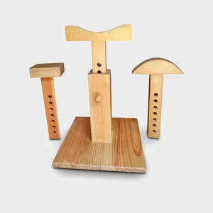 IRIS Yoga Stump Set Accesorios de estabilidad de madera para equilibrar la fuerza y la alineación en Iyengar Yoga - Product Image 1