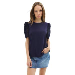 Camiseta de Manga Regular con Cuello Redondo 100% Algodón - Product Image 6