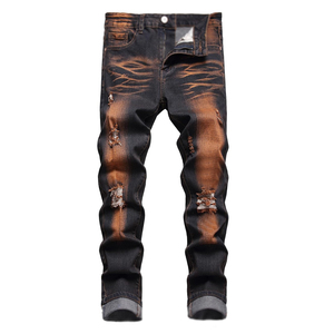 OEM & ODM Service Heavyweight Breathable Straight Man Jean <b>Pants</b> Handmade Stylish Pockets Men Denim <b>Pants</b> - Product Image 1