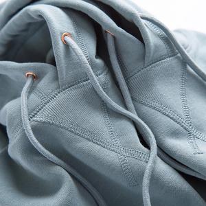 Sudadera con Capucha Personalizada de 400G, Tela de Lana, Gruesa, Color Sólido, Estilo Americano Informal, Trajes Deportivos para Hombre, Alta Calidad - Product Image 3