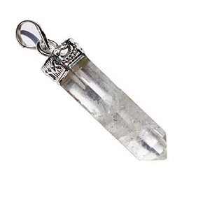 Wholesale Natural <b>Crystal</b> Point Pendant <b>Necklace</b> <b>Crystal</b> clear Quartz Pencil Pendant Agate Gemstone Natural <b>Crystal</b> Pendants - Product Image 1
