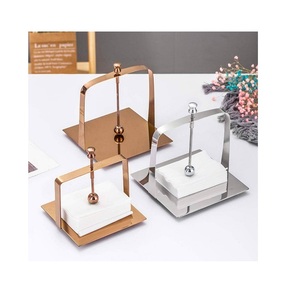 <b>Top</b> Trending <b>Classy</b> Design Metal Napkin Holder Manufacturer And Exporter New Handmade Antique Metal Napkin Holder - Product Image 4