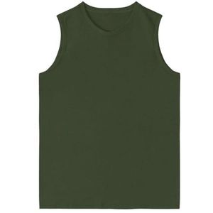 Tela 100% algodón suave y cómoda. Camiseta sin mangas para hombre, camiseta sin mangas para entrenamiento de gimnasio activo - Product Image 1