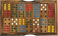 Ensemble de dominos en bois écologique personnalisé FAIZA CRAFT, 28 tuiles, FC-5409, provenant de l'Uttar Pradesh, logo personnalisé, motif promotionnel, jouets