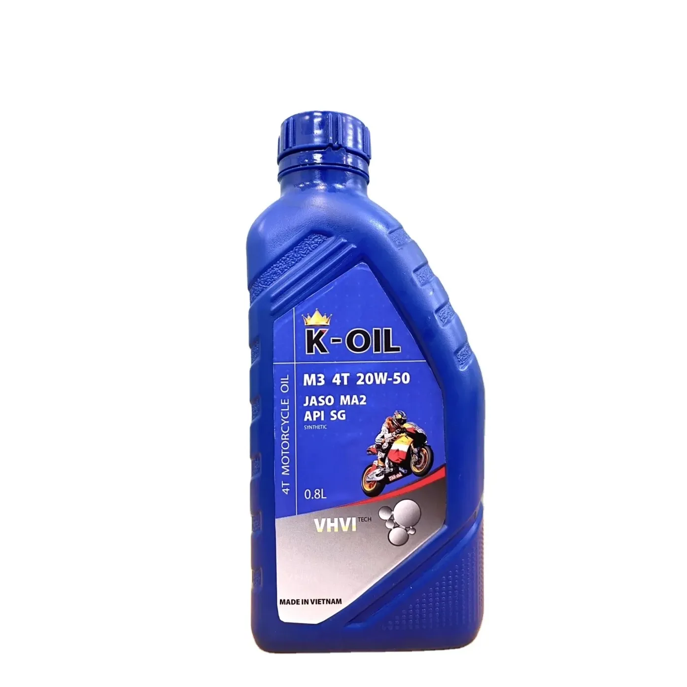 K-OIL 4T M3 20W-50 API SG Semi-Synthetic oil high quality and cheap price for motorcycle applications Vietnam