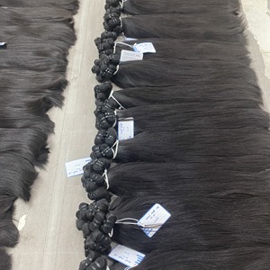 2025 Meilleure Vente Mèches de Cheveux Bruts Double Trame 100% Alignées Raw Lisses Sans Enchevêtrement Ni Chute - Product Image 4