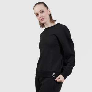 Exec Women's Black Sweatshirt Hood Breathable Silk Knitted Long Hooded <b>Jacket</b> for Autumn <b>Workout</b> Streetwear Puff Printing XS - Product Image 3