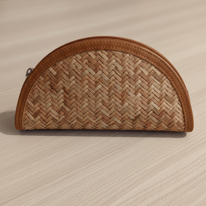 "High Quality Handwoven Straw Bohemian Zipper Clutch <b>Bag</b> for Ladies <b>Summer</b> Casual Fashion" - Product Image 1