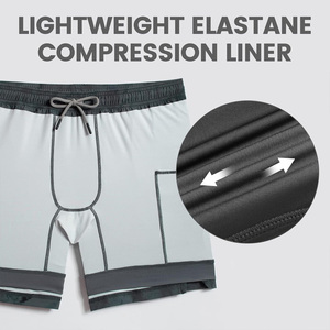 Pantalones cortos de hombre con estampado personalizado de tela transpirable diseño OEM ideal para eventos deportivos de moda y regalos - Product Image 5