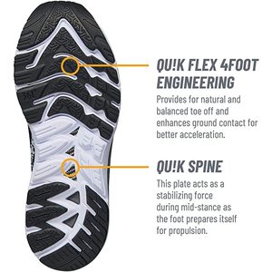 361 ดีกรี รองเท้าวิ่งสำหรับทุกเพศเมรากี 3 สีดำ/สีดำอีโบนี ไซส์ 6.5 B(M) US รองเท้ากีฬาเทรลฤดูร้อน/ฤดูหนาว ระบบลดแรงกระแทก EVA/TPU/ผ้าตาข่าย - Product Image 3