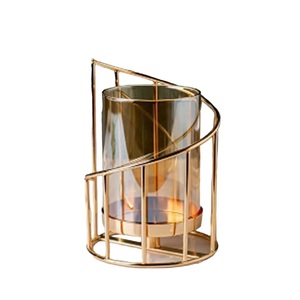 Nouveau design de luxe best-seller Centre de table de mariage Décoration Bougeoir de luxe Bougeoir sur pied en métal - Product Image 5