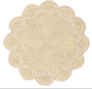 2023 meilleure vente produit Multi légumes en forme de perle napperon noël intérieur décoratif tapis Table à manger pour la maison hôtel - Product Image 6