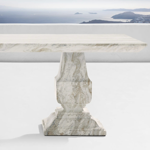 Offre Spéciale table à manger en bois massif de style moderne pour une utilisation en intérieur forme carrée pieds robustes meubles de maison écologiques - Product Image 3