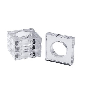 Precio barato nueva moda caramelo colorido transparente gorro resina anillos para mujer verano dulce anillo Acrílico - Product Image 6