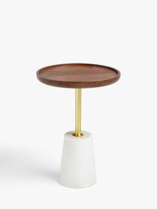 Mesa auxiliar y de centro de diseño de madera y metal, de lujo, para decoración del hogar, muy vendida. - Product Image 2