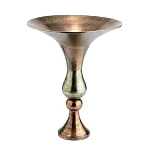 Florero de Metal hecho a mano de calidad superior diseñador decoración del hogar pieza de acento decoración del hogar Mesa Zahid Exports - Product Image 1