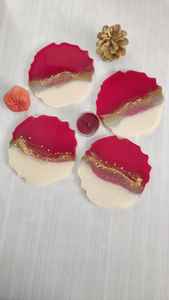 Posavasos de resina más vendidos, diseño de lujo hecho a mano para uso en el hogar y la Oficina, posavasos de forma Irregular de piedra, prevención de arañazos 2025 - Product Image 4