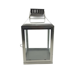 Lanternes à bougie en métal et en verre fini personnalisé pour la décoration d'éclairage intérieur et extérieur Lanterne de sol en vrac faite à la main - Product Image 2