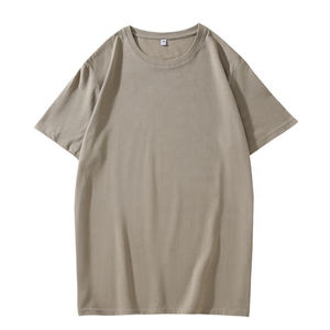 Camisetas de cuello redondo de alta calidad para hombre, novedad, logotipo y diseño personalizados de talla grande, venta al por mayor, transpirables personalizados en blanco - Product Image 1