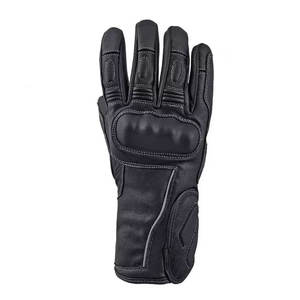 Gants de moto unisexe en cuir à doigts entiers en fibre de carbone pour l'hiver poignées respirantes pour motos de course cyclisme en plein air - Product Image 5