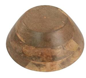 Cuenco de madera para servir, cuenco redondo para frutas secas, vajilla, cuencos para servir alimentos con impresión en el interior para servir en el hogar y el Hotel - Product Image 2