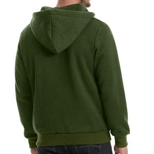 Premium Quality Fashionable Men's Casual Half Zip Hoodie Best Price Breathable Material Solid Color Half Zip Hoodies - Product Image 4