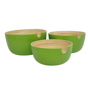 Bol en bambou multifonctionnel au design bohème écologique, fait main au Vietnam, idéal pour les fêtes, vente en gros à prix abordable - Product Image 1