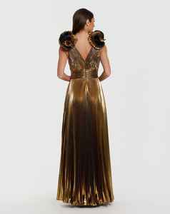 Elegante Vestido de Noche sin Mangas de Lujo, con Cuentas Hechas a Mano y Técnica de Bordado, Vestido de Fiesta de Tul con Corte en A - Product Image 6