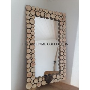 กรอบกระจกติดผนังดีไซน์โลหะโบราณทำมืออย่างประณีตพร้อมด้วยพื้นผิวโลหะหนาและงานฝีมือที่มีรายละเอียด - Product Image 1