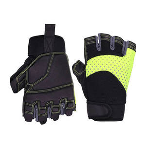 Gants de cross-training en cuir pour hommes avec support de poignet pour les sports d'hiver et le cyclisme - Product Image 1