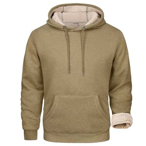 Blue Lined <b>Sherpa</b> Sweatshirts for <b>Men</b> Athletic <b>Hoodies</b> - Product Image 6