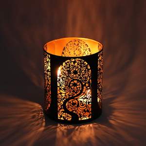 Hot Selling Metal Iron Garden Votive Candle <b>Holder</b> Tea Light <b>Hanging</b> Table Top Decor <b>Tealight</b> Stand for Party - Product Image 2